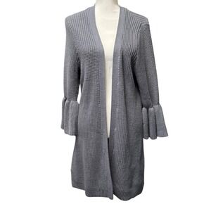 TORRID Chunky Knit Bell Sleeve Open Front Long Cardigan Duster in 2 (18/20)